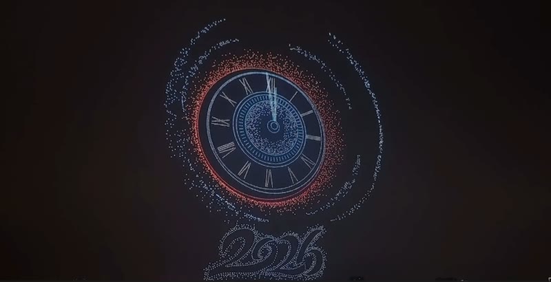 Year of the Horse New Year Show – 6,000 drones — drone light show from the SkyWorx and partners gallery