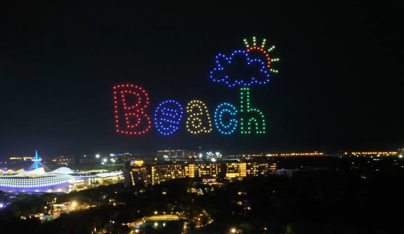 The Westin Sanya Drone Show — drone light show from the SkyWorx and partners gallery